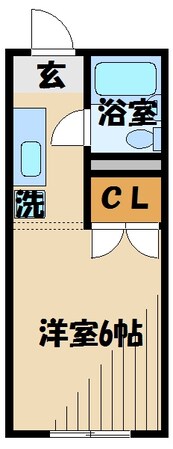 セントラルコーポW館の物件間取画像
